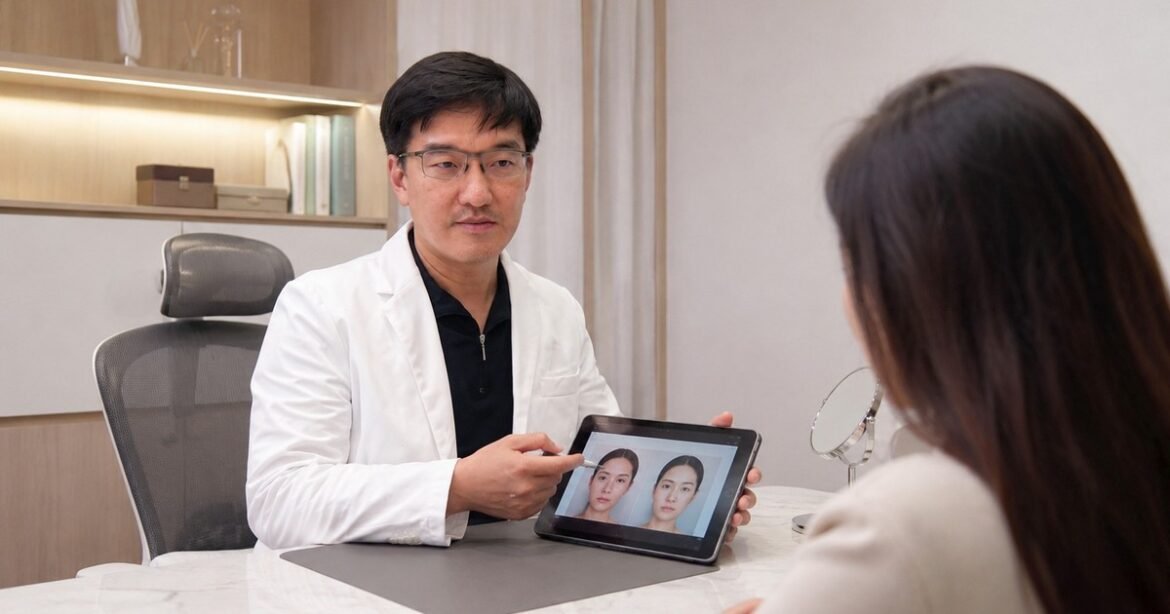 關於V臉療程改善臉型的詳細說明，展現療程效果